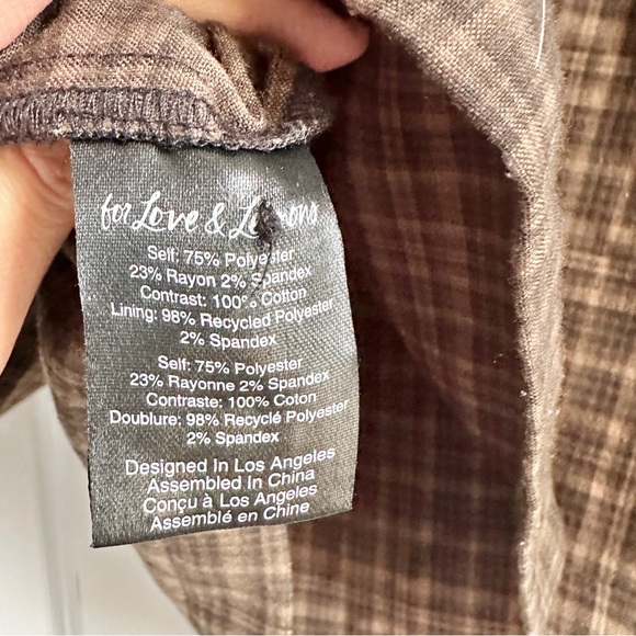 For Love and Lemons University Plaid Top - Picture 12 of 12